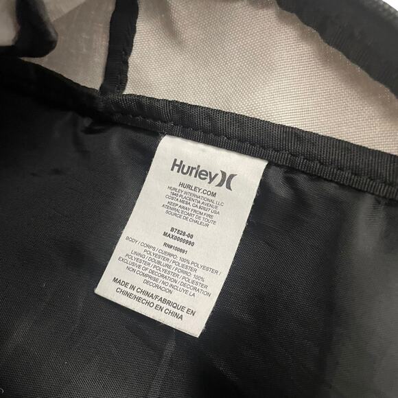 Hurley Grey & Black Unisex Backpack - Picture 10 of 10